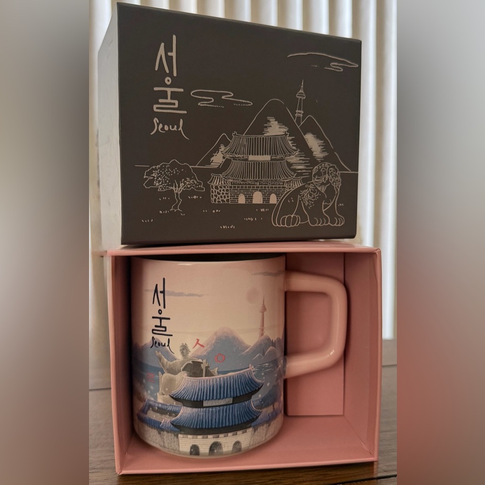 Seoul Themed Starbucks Mug with Box